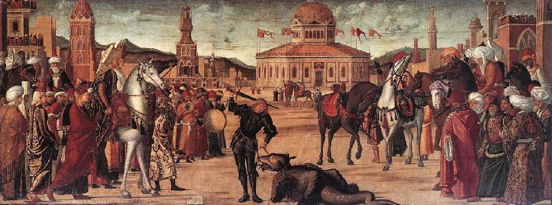 CARPACCIO, Vittore The Triumph of St George cxg Spain oil painting art
